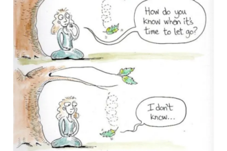 The art of letting go: You need to be happy.